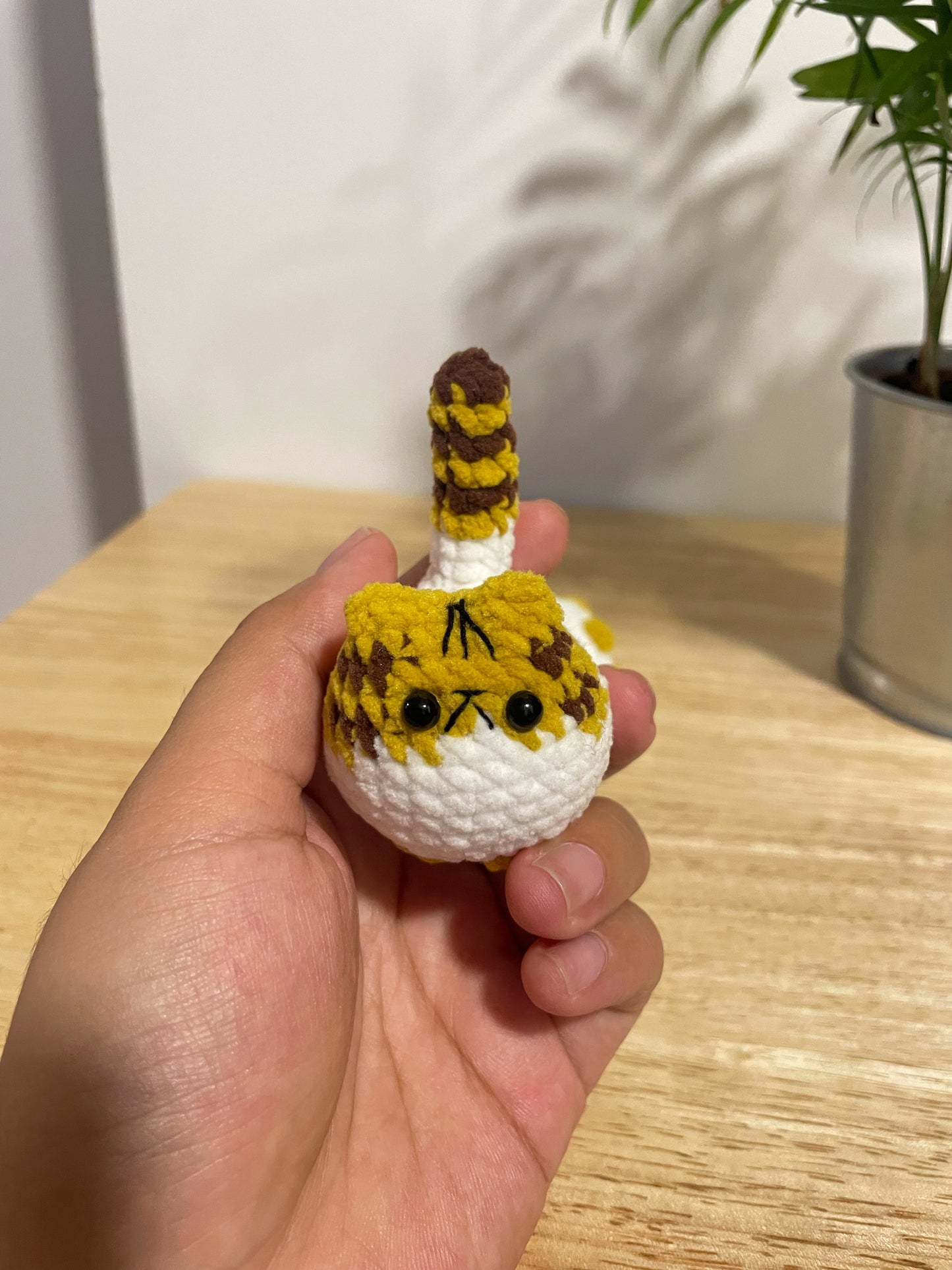Handmade Crochet Standing Cat